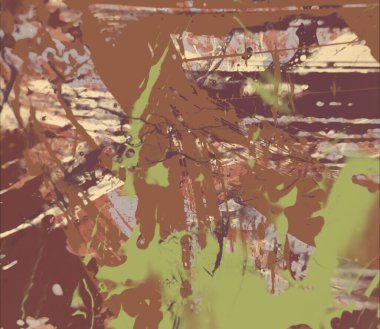 Grunge çağdaş sanat. El sanat yapılmış. renkli doku. Modern sanat. Yağlı boya darbeleri. Darbeleri. Sanatsal arka plan. Soyut resim tuval üzerine.