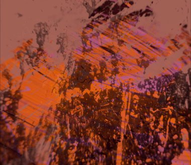 Grunge çağdaş sanat. El sanat yapılmış. renkli doku. Modern sanat. Yağlı boya darbeleri. Darbeleri. Sanatsal arka plan. Soyut resim tuval üzerine.