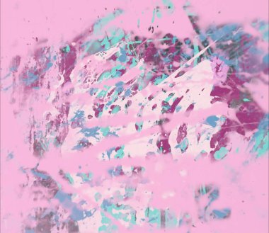Grunge çağdaş sanat. El sanat yapılmış. renkli doku. Modern sanat. Yağlı boya darbeleri. Darbeleri. Sanatsal arka plan. Soyut resim tuval üzerine.