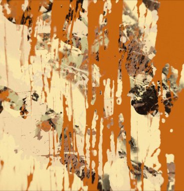 Grunge çağdaş sanat. El sanat yapılmış. renkli doku. Modern sanat. Yağlı boya darbeleri. Darbeleri. Sanatsal arka plan. Soyut resim tuval üzerine.