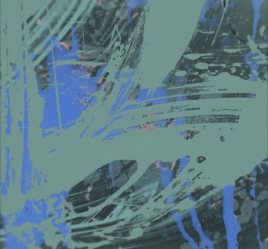 Grunge çağdaş sanat. El sanat yapılmış. renkli doku. Modern sanat. Yağlı boya darbeleri. Darbeleri. Sanatsal arka plan. Soyut resim tuval üzerine.