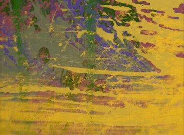 Grunge çağdaş sanat. El sanat yapılmış. renkli doku. Modern sanat. Yağlı boya darbeleri. Darbeleri. Sanatsal arka plan. Soyut resim tuval üzerine.