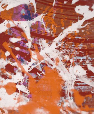 Grunge çağdaş sanat. El sanat yapılmış. renkli doku. Modern sanat. Yağlı boya darbeleri. Darbeleri. Sanatsal arka plan. Soyut resim tuval üzerine.