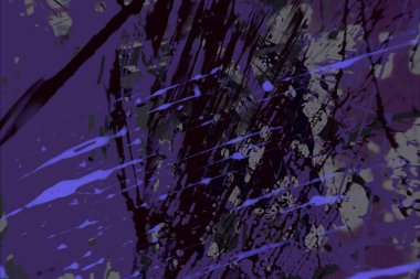 Grunge çağdaş sanat. El sanat yapılmış. renkli doku. Modern sanat. Yağlı boya darbeleri. Darbeleri. Sanatsal arka plan. Soyut resim tuval üzerine.