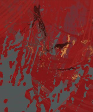 Grunge çağdaş sanat. El sanat yapılmış. renkli doku. Modern sanat. Yağlı boya darbeleri. Darbeleri. Sanatsal arka plan. Soyut resim tuval üzerine.