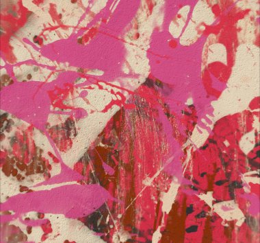 Grunge çağdaş sanat. El sanat yapılmış. renkli doku. Modern sanat. Yağlı boya darbeleri. Darbeleri. Sanatsal arka plan. Soyut resim tuval üzerine.