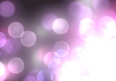 Bokeh soyut dokusu. Renkli. Odaklanmamış arka plan. Bulanık parlak ışık. Dairesel noktalar. 
