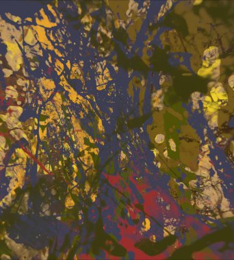 Grunge çağdaş sanat. El sanat yapılmış. renkli doku. Modern sanat. Yağlı boya darbeleri. Darbeleri. Sanatsal arka plan. Soyut resim tuval üzerine.