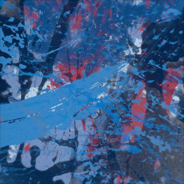 Grunge çağdaş sanat. El sanat yapılmış. renkli doku. Modern sanat. Yağlı boya darbeleri. Darbeleri. Sanatsal arka plan. Soyut resim tuval üzerine.