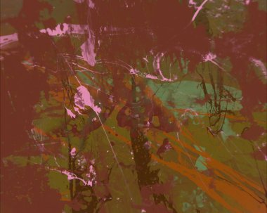 Grunge çağdaş sanat. El sanat yapılmış. renkli doku. Modern sanat. Yağlı boya darbeleri. Darbeleri. Sanatsal arka plan. Soyut resim tuval üzerine.