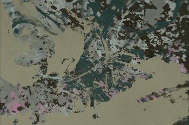 Grunge çağdaş sanat. El sanat yapılmış. renkli doku. Modern sanat. Yağlı boya darbeleri. Darbeleri. Sanatsal arka plan. Soyut resim tuval üzerine.