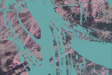 Grunge çağdaş sanat. El sanat yapılmış. renkli doku. Modern sanat. Yağlı boya darbeleri. Darbeleri. Sanatsal arka plan. Soyut resim tuval üzerine.