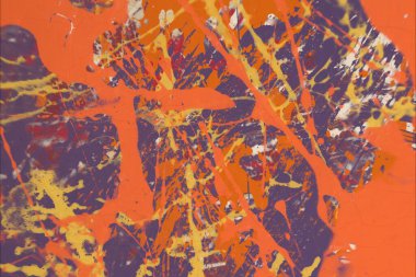 Grunge çağdaş sanat. El sanat yapılmış. renkli doku. Modern sanat. Yağlı boya darbeleri. Darbeleri. Sanatsal arka plan. Soyut resim tuval üzerine.