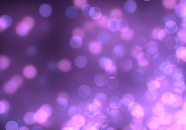 Bokeh soyut dokusu. Renkli. Odaklanmamış arka plan. Bulanık parlak ışık. Dairesel noktalar. 