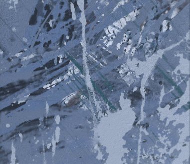 Grunge çağdaş sanat. El sanat yapılmış. renkli doku. Modern sanat. Yağlı boya darbeleri. Darbeleri. Sanatsal arka plan. Soyut resim tuval üzerine.