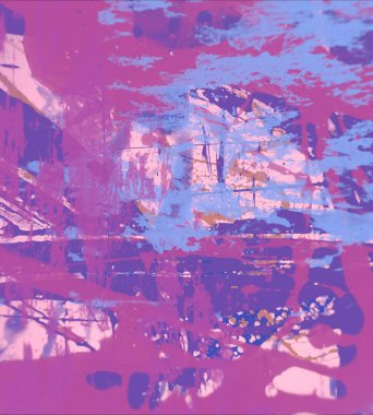 Grunge çağdaş sanat. El sanat yapılmış. renkli doku. Modern sanat. Yağlı boya darbeleri. Darbeleri. Sanatsal arka plan. Soyut resim tuval üzerine.