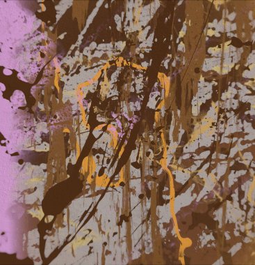 Grunge çağdaş sanat. El sanat yapılmış. renkli doku. Modern sanat. Yağlı boya darbeleri. Darbeleri. Sanatsal arka plan. Soyut resim tuval üzerine.