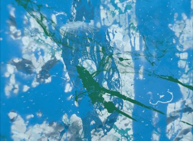 Grunge çağdaş sanat. El sanat yapılmış. renkli doku. Modern sanat. Yağlı boya darbeleri. Darbeleri. Sanatsal arka plan. Soyut resim tuval üzerine.