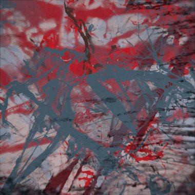 Grunge çağdaş sanat. El sanat yapılmış. renkli doku. Modern sanat. Yağlı boya darbeleri. Darbeleri. Sanatsal arka plan. Soyut resim tuval üzerine.