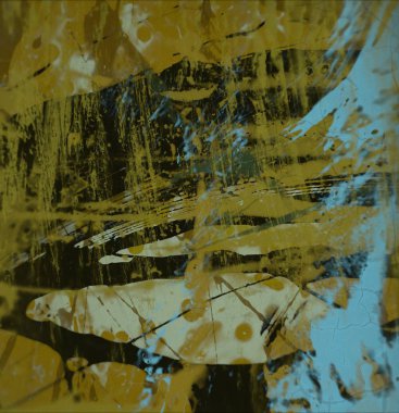 Grunge çağdaş sanat. El sanat yapılmış. renkli doku. Modern sanat. Yağlı boya darbeleri. Darbeleri. Sanatsal arka plan. Soyut resim tuval üzerine.