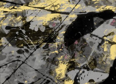 Grunge çağdaş sanat. El sanat yapılmış. renkli doku. Modern sanat. Yağlı boya darbeleri. Darbeleri. Sanatsal arka plan. Soyut resim tuval üzerine.