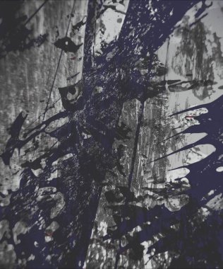 Grunge çağdaş sanat. El sanat yapılmış. renkli doku. Modern sanat. Yağlı boya darbeleri. Darbeleri. Sanatsal arka plan. Soyut resim tuval üzerine.