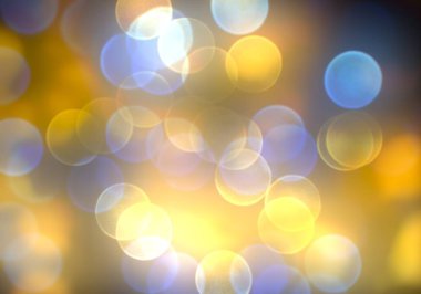 Bokeh soyut dokusu. Renkli. Odaklanmamış arka plan. Bulanık parlak ışık. Dairesel noktalar. 