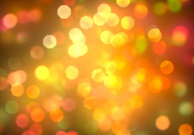 Bokeh soyut dokusu. Renkli. Odaklanmamış arka plan. Bulanık parlak ışık. Dairesel noktalar. 