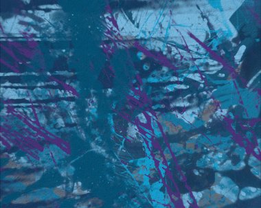 Grunge çağdaş sanat. El sanat yapılmış. renkli doku. Modern sanat. Yağlı boya darbeleri. Darbeleri. Sanatsal arka plan. Soyut resim tuval üzerine.