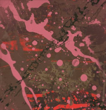 Grunge çağdaş sanat. El sanat yapılmış. renkli doku. Modern sanat. Yağlı boya darbeleri. Darbeleri. Sanatsal arka plan. Soyut resim tuval üzerine.