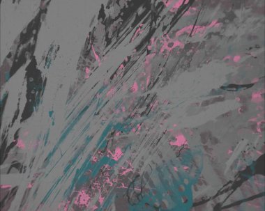 Grunge çağdaş sanat. El sanat yapılmış. renkli doku. Modern sanat. Yağlı boya darbeleri. Darbeleri. Sanatsal arka plan. Soyut resim tuval üzerine.