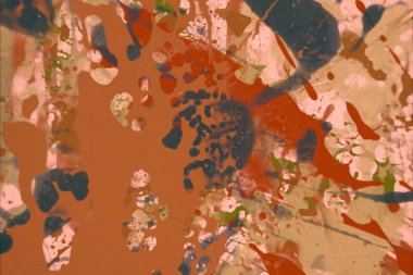 Grunge çağdaş sanat. El sanat yapılmış. renkli doku. Modern sanat. Yağlı boya darbeleri. Darbeleri. Sanatsal arka plan. Soyut resim tuval üzerine.