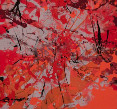 Grunge çağdaş sanat. El sanat yapılmış. renkli doku. Modern sanat. Yağlı boya darbeleri. Darbeleri. Sanatsal arka plan. Soyut resim tuval üzerine.