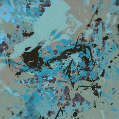 Grunge çağdaş sanat. El sanat yapılmış. renkli doku. Modern sanat. Yağlı boya darbeleri. Darbeleri. Sanatsal arka plan. Soyut resim tuval üzerine.