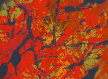 Grunge çağdaş sanat. El sanat yapılmış. renkli doku. Modern sanat. Yağlı boya darbeleri. Darbeleri. Sanatsal arka plan. Soyut resim tuval üzerine.