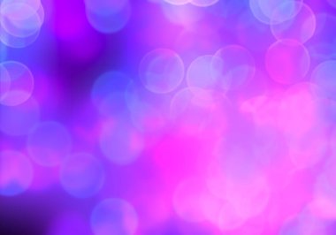 Bokeh soyut dokusu. Renkli. Odaklanmamış arka plan. Bulanık parlak ışık. Dairesel noktalar. 