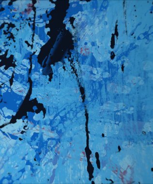 Grunge çağdaş sanat. El sanat yapılmış. renkli doku. Modern sanat. Yağlı boya darbeleri. Darbeleri. Sanatsal arka plan. Soyut resim tuval üzerine.