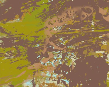 Grunge çağdaş sanat. El sanat yapılmış. renkli doku. Modern sanat. Yağlı boya darbeleri. Darbeleri. Sanatsal arka plan. Soyut resim tuval üzerine.