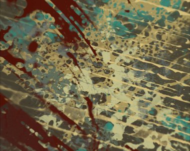 Grunge çağdaş sanat. El sanat yapılmış. renkli doku. Modern sanat. Yağlı boya darbeleri. Darbeleri. Sanatsal arka plan. Soyut resim tuval üzerine.