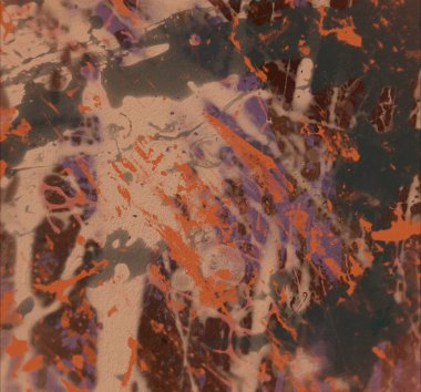 Grunge çağdaş sanat. El sanat yapılmış. renkli doku. Modern sanat. Yağlı boya darbeleri. Darbeleri. Sanatsal arka plan. Soyut resim tuval üzerine.