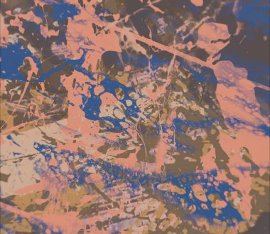 Grunge çağdaş sanat. El sanat yapılmış. renkli doku. Modern sanat. Yağlı boya darbeleri. Darbeleri. Sanatsal arka plan. Soyut resim tuval üzerine.