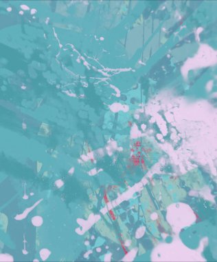 Grunge çağdaş sanat. El sanat yapılmış. renkli doku. Modern sanat. Yağlı boya darbeleri. Darbeleri. Sanatsal arka plan. Soyut resim tuval üzerine.