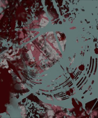 Grunge çağdaş sanat. El sanat yapılmış. renkli doku. Modern sanat. Yağlı boya darbeleri. Darbeleri. Sanatsal arka plan. Soyut resim tuval üzerine.