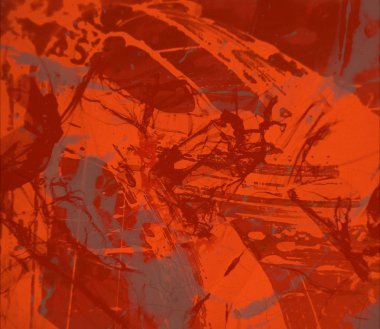 Grunge çağdaş sanat. El sanat yapılmış. renkli doku. Modern sanat. Yağlı boya darbeleri. Darbeleri. Sanatsal arka plan. Soyut resim tuval üzerine.