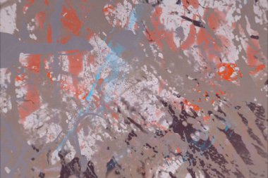 Grunge çağdaş sanat. El sanat yapılmış. renkli doku. Modern sanat. Yağlı boya darbeleri. Darbeleri. Sanatsal arka plan. Soyut resim tuval üzerine.