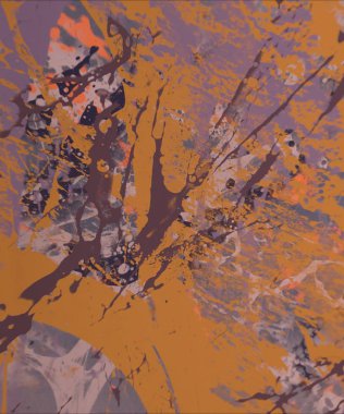 Grunge çağdaş sanat. El sanat yapılmış. renkli doku. Modern sanat. Yağlı boya darbeleri. Darbeleri. Sanatsal arka plan. Soyut resim tuval üzerine.