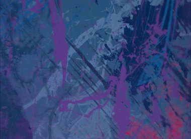 Grunge çağdaş sanat. El sanat yapılmış. renkli doku. Modern sanat. Yağlı boya darbeleri. Darbeleri. Sanatsal arka plan. Soyut resim tuval üzerine.