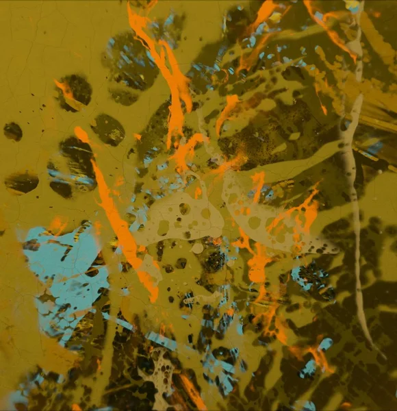 Grunge çağdaş sanat. El sanat yapılmış. renkli doku. Modern sanat. Yağlı boya darbeleri. Darbeleri. Sanatsal arka plan. Soyut resim tuval üzerine.