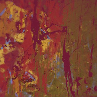 Grunge çağdaş sanat. El sanat yapılmış. renkli doku. Modern sanat. Yağlı boya darbeleri. Darbeleri. Sanatsal arka plan. Soyut resim tuval üzerine.