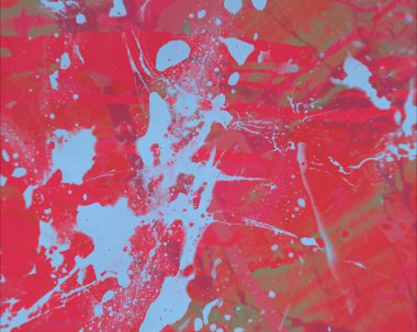 Grunge çağdaş sanat. El sanat yapılmış. renkli doku. Modern sanat. Yağlı boya darbeleri. Darbeleri. Sanatsal arka plan. Soyut resim tuval üzerine.